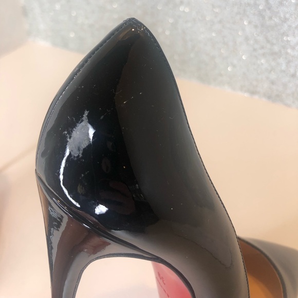 👠Sold Christian Louboutin So Kate Black Patent - Picture 6 of 8